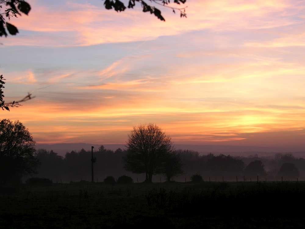Sunset over Milford