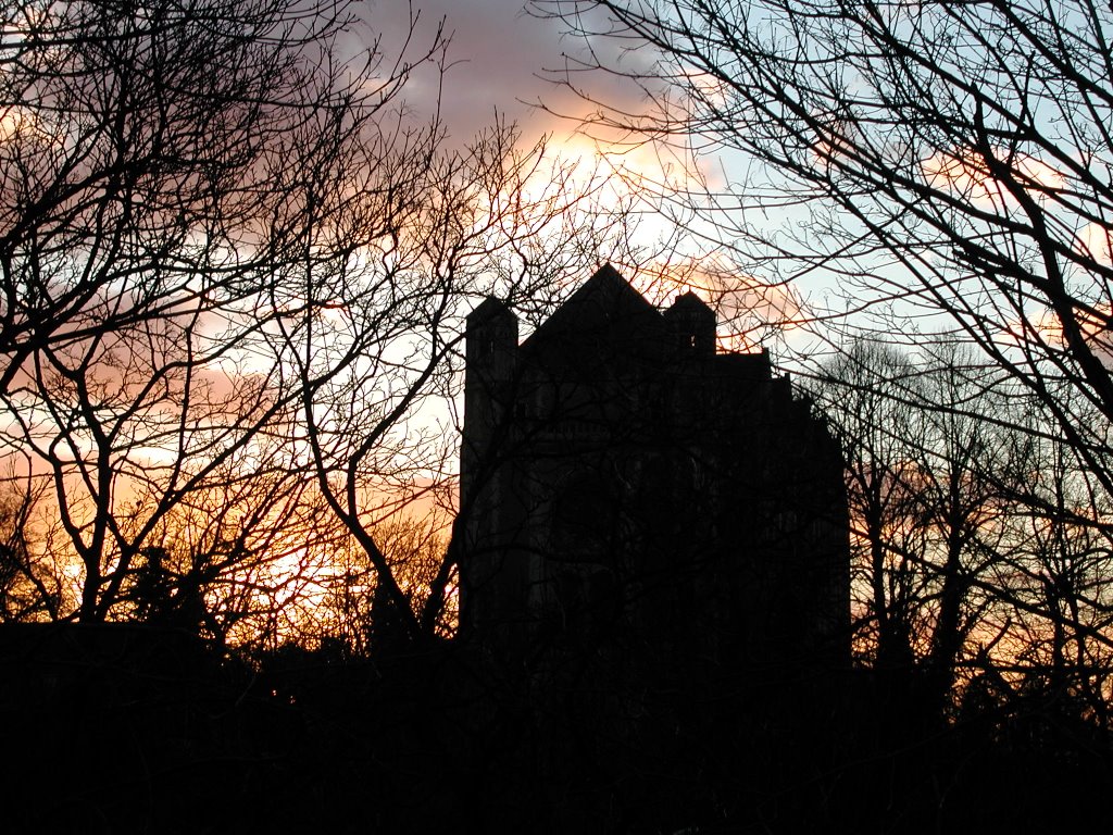 Charterhouse Chapel at Sundown
