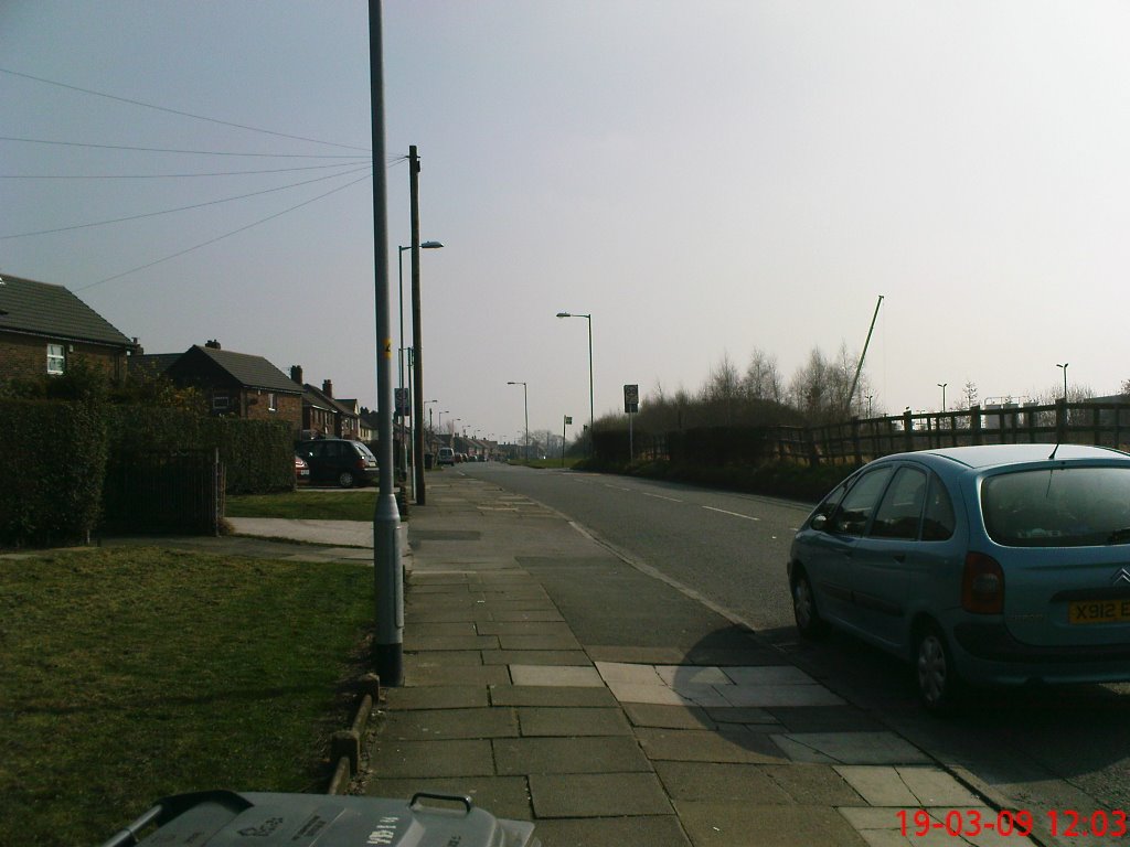 Nook Lane, looking eastwards
