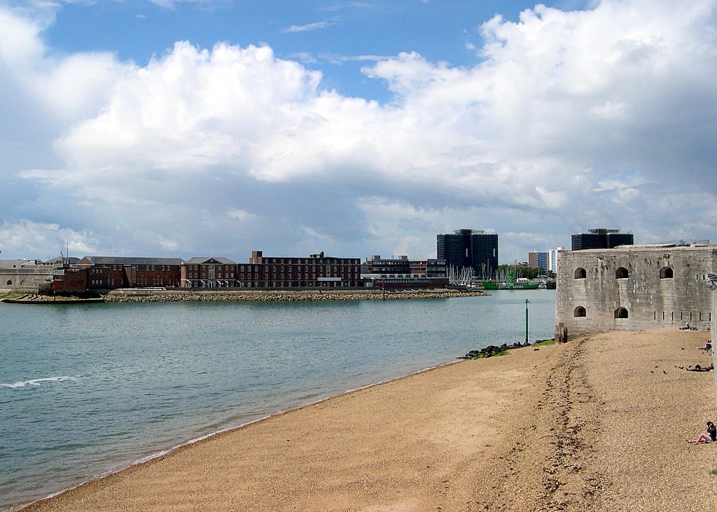 The beach of Portsmouth