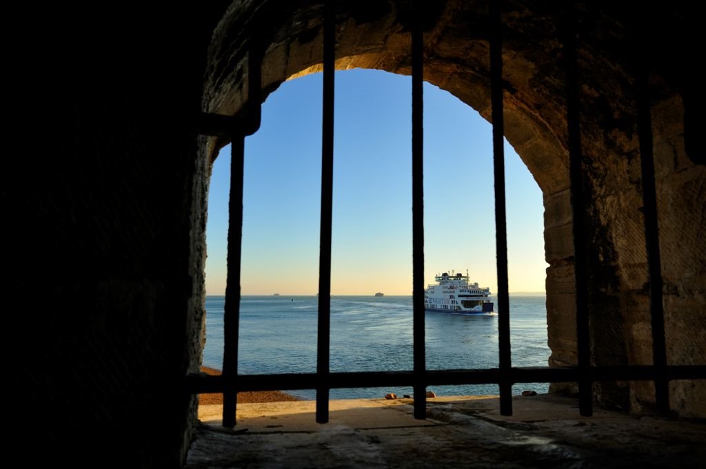 Ferry through the window