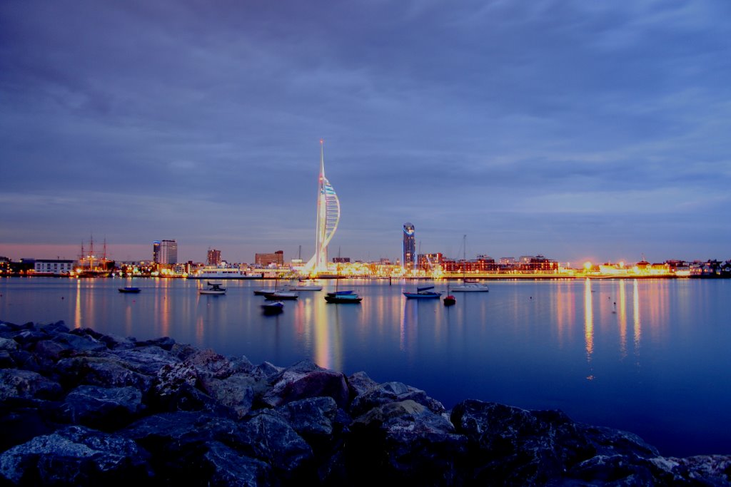 Portsmouth By Night