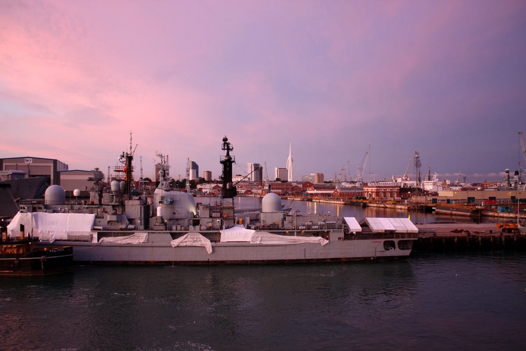 Portsmouth at dawn
