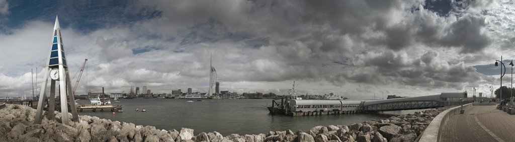 Gosport Ferry panorama