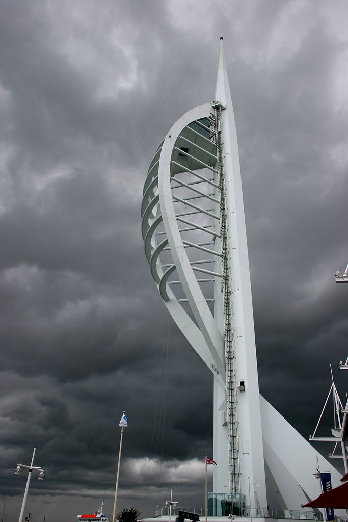 Spinnaker tower Portsmouth on a bad day?