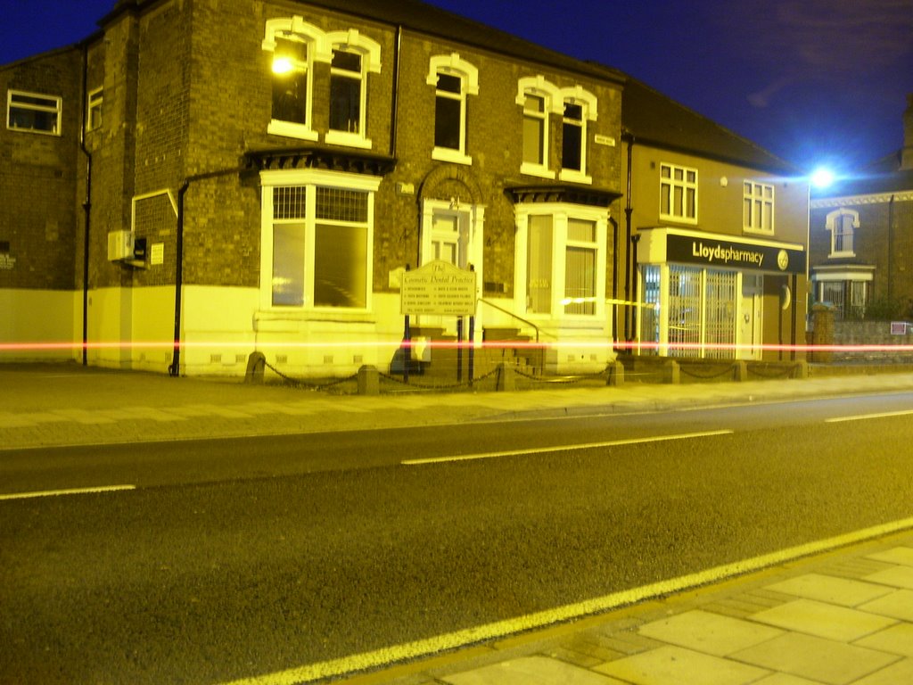 Dudley Street at night