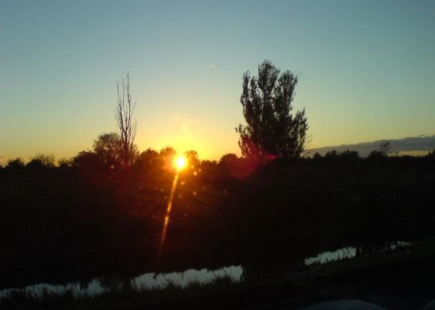 Sunset on the River Freshney 2009