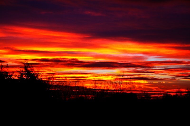Sunset over Grimsby