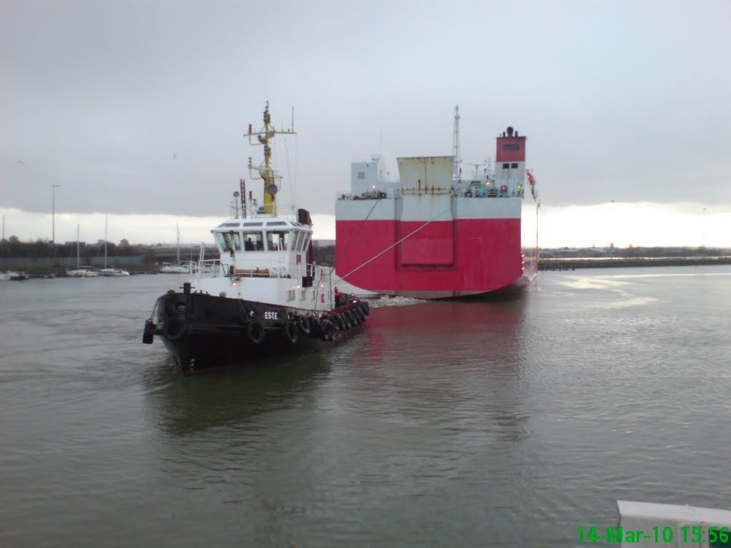 Tug ESTE & a car carrier