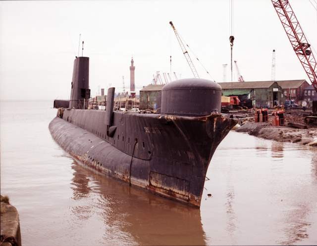 Submarines Being Dismantled