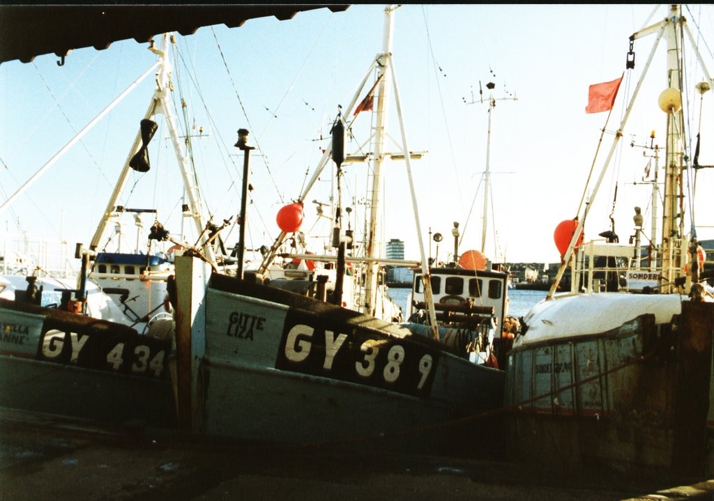 christmas break fishing boats grimsby docks