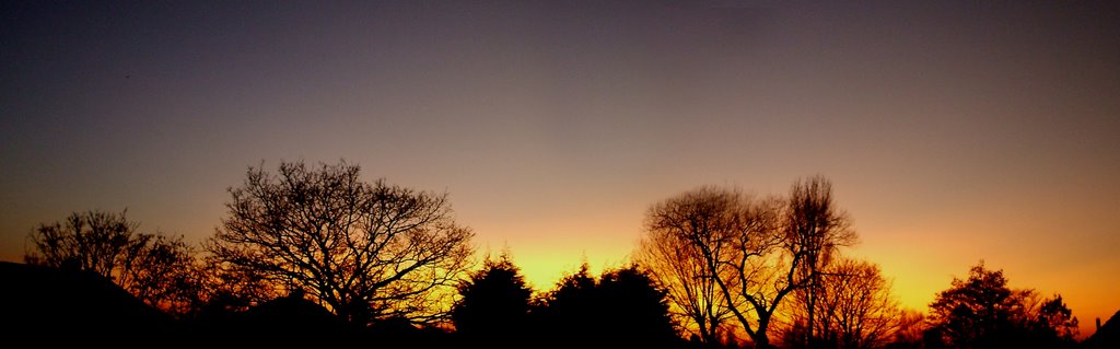 Sunset over Wirral