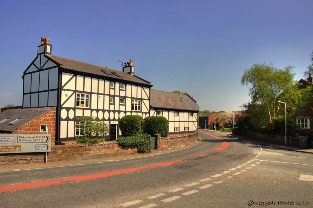 FRANKBY VILLAGE , WIRRAL , U.K.