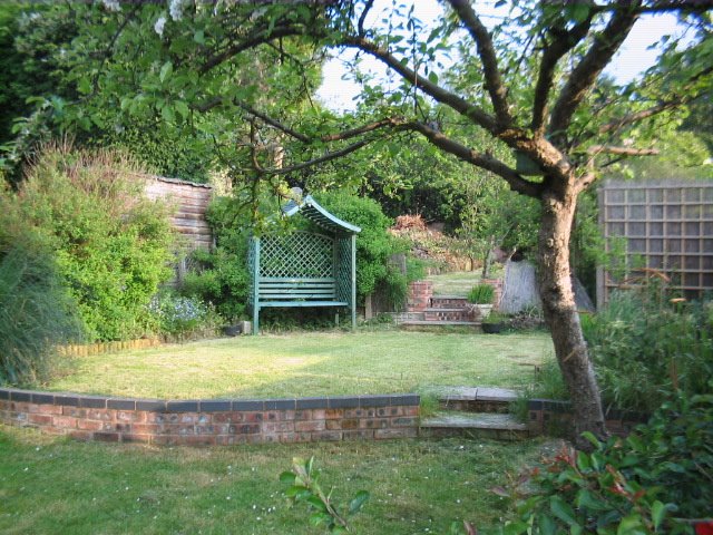 Oakham garden at peace