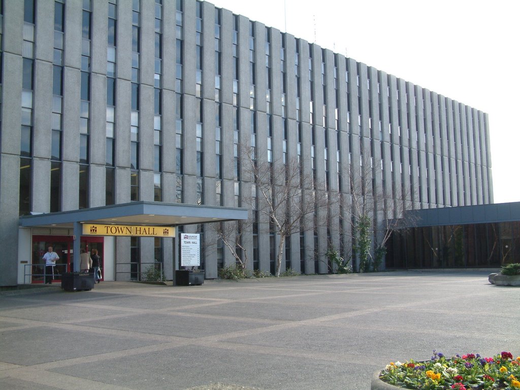 Town Hall,[borering building]