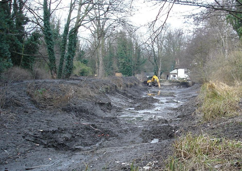 Draining the Darenth