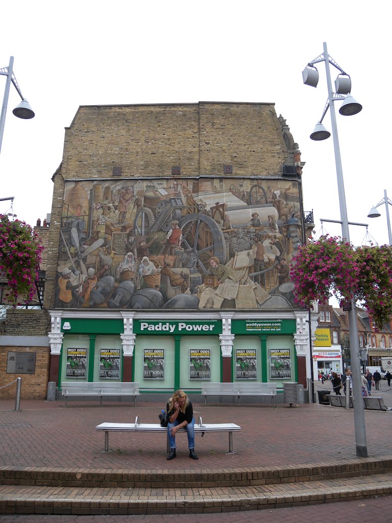 Mural in memory of Margaret Thatcher