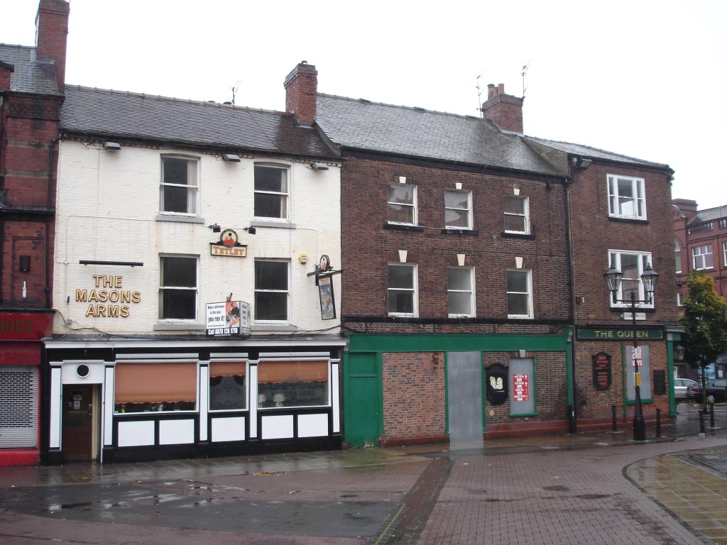 Masons Arms and The Queen, Market Place, Doncaster