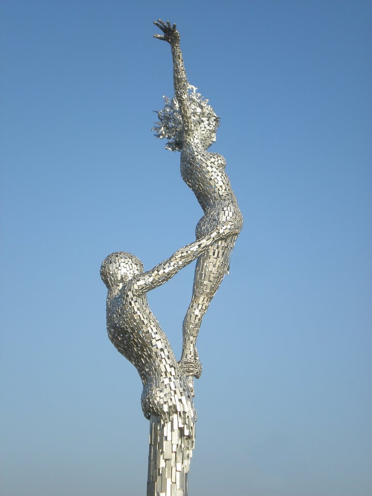 Sculpture at Keepmoat stadium