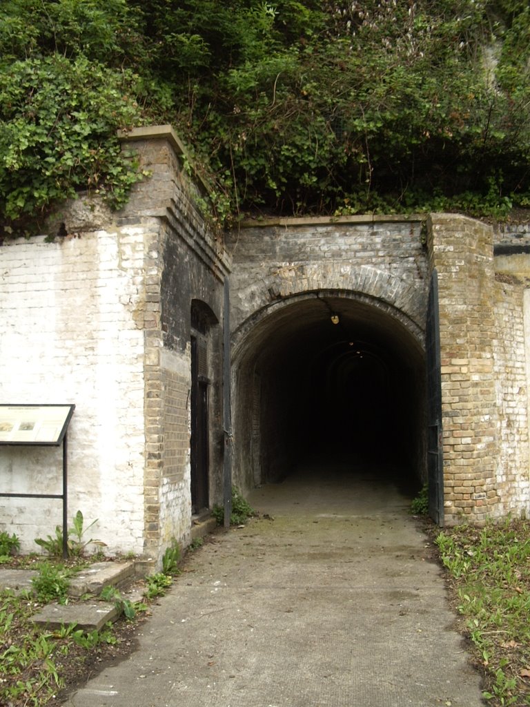 Inner Entrance to Napoleonic Grand Shaft, Snargate Street, Dover, Kent, UK
