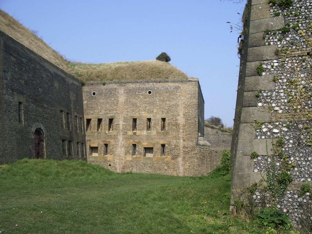 Drop Redoubt Caponier 4, Western Heights, Dover, Kent, United Kingdom