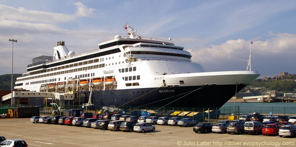 MS Maasdam Cruise Ship, Admiralty Pier Cruise Terminal 1, Dover Harbour, Kent, UK