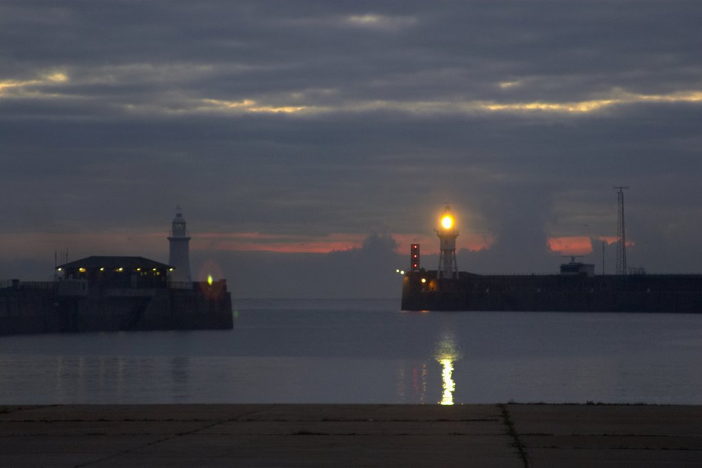 Dover Docks at Dawn