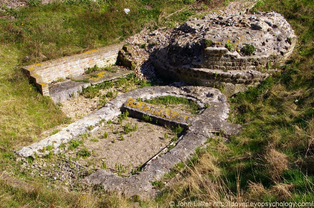 Roman Navy Classis Britannica Fort and Saxon Shore Fort Ruins, Dover, Kent, UK