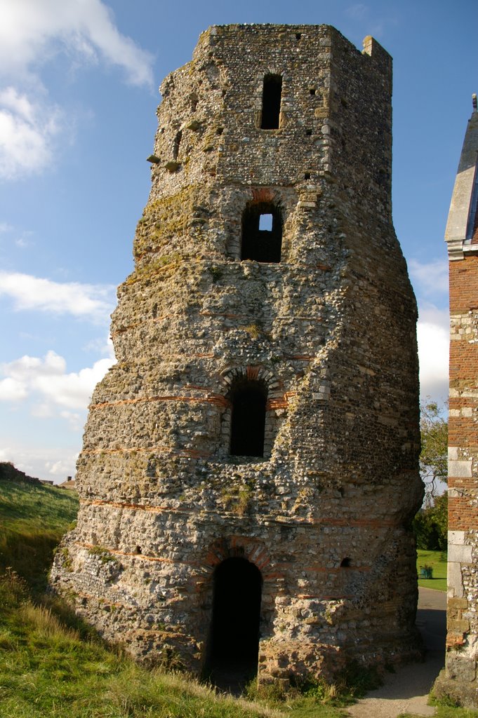 The 1st Century AD East Roman Pharos, Dover Castle, Kent, UK (1)