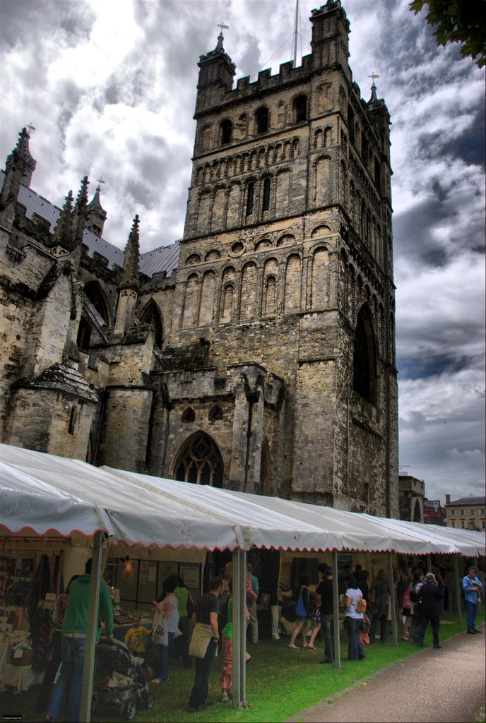 Exeter Craft fair - obvious HDR