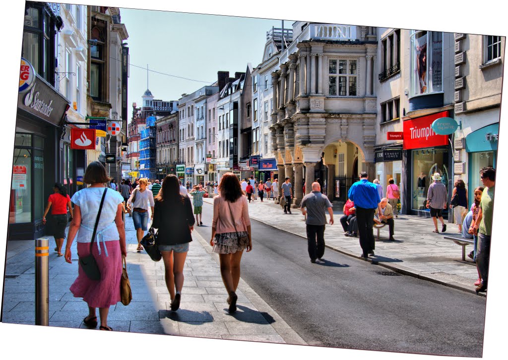 a different slant on Exeter High Street