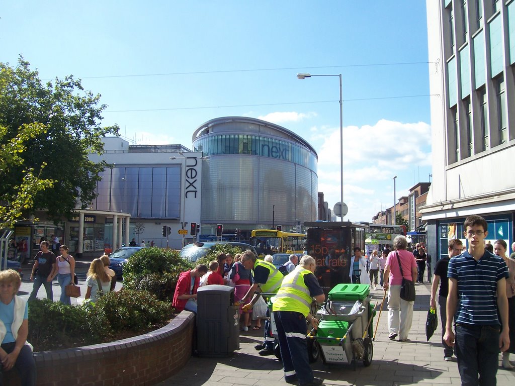 Princesshayes and High Street in the background