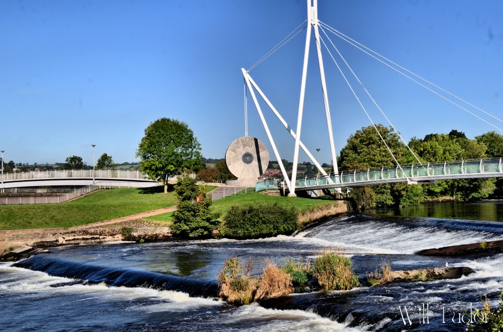 Millenium Bridge & Mill Wheel