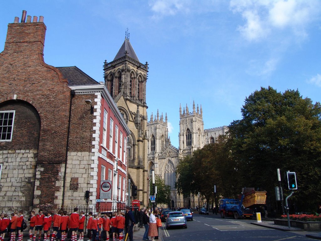 Duncombe Place,  view to the York Minster