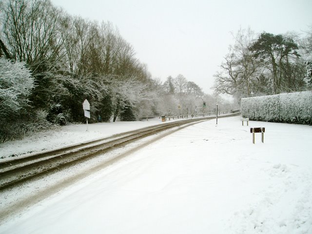 Harrold Bridge in The Snow
