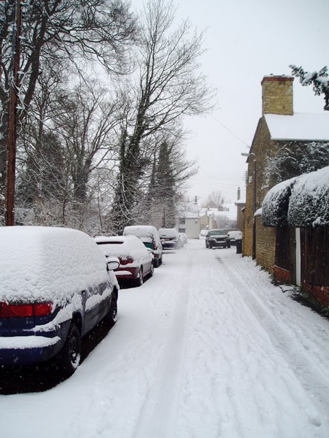 Church Lane in the Snow