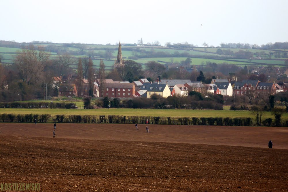 Harrold, village view, metal detecting 2011