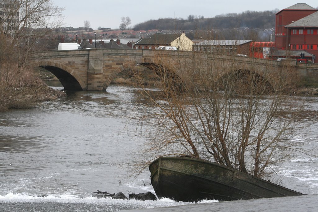 Castleford before the footbridge