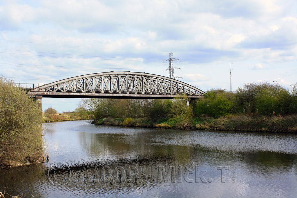 Old iron railway bridge 2