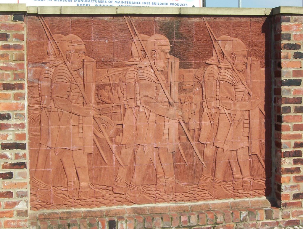 Roman Relief at site of ford.