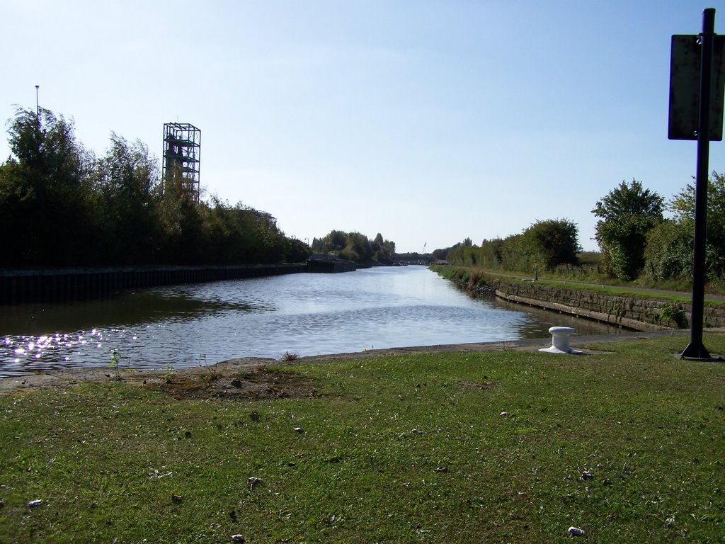 view from locks looking towards lock lane