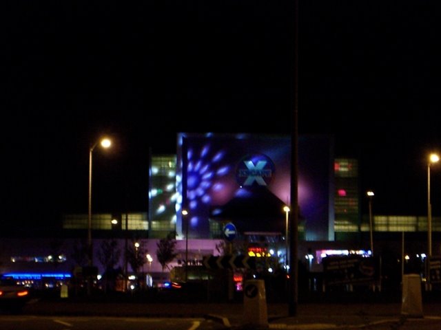 X-scape at night Castleford