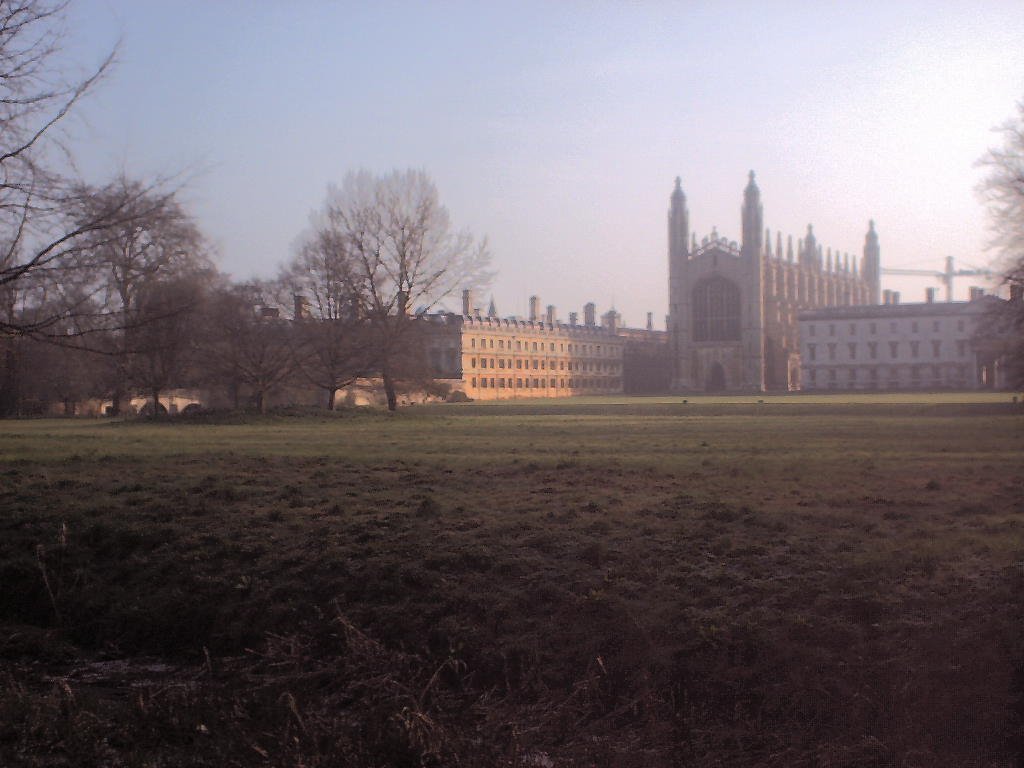 Kings College very early on a winters morning