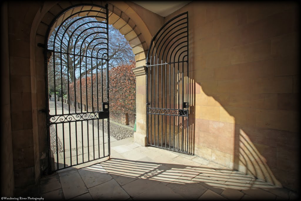 The Gates to Clare College Cambridge