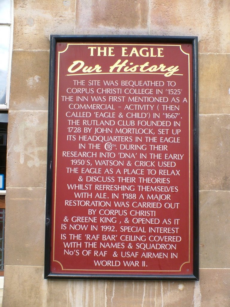 The Eagle Pub (DNA)