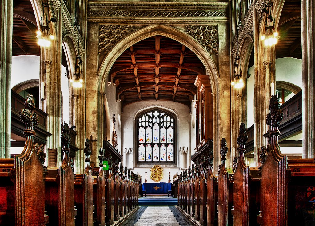 Welcome in The Great St. Marys church in Cambridge (please enlarge for the nice details)