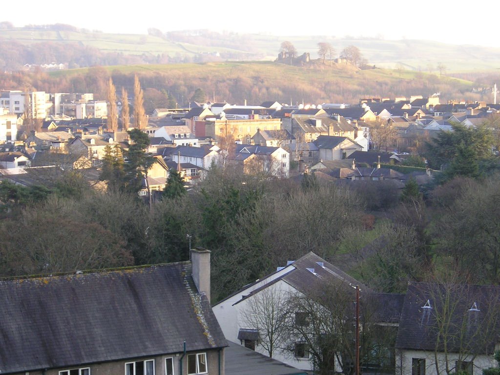 looking over Kendal towards castle