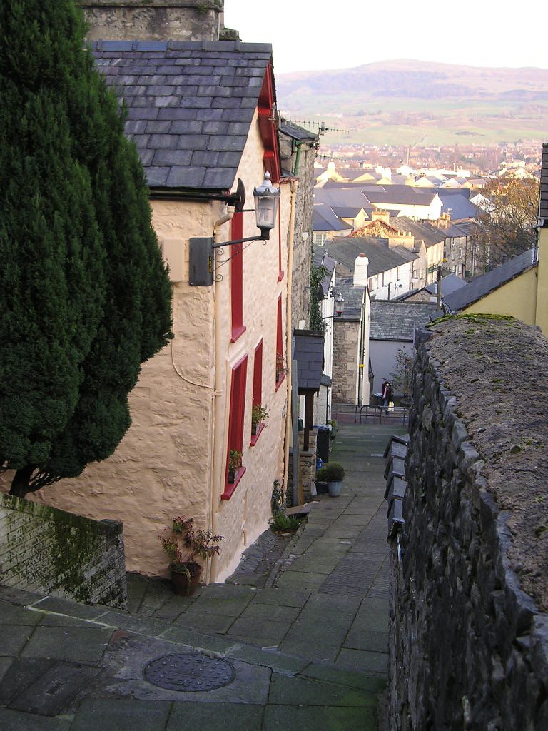 Walking down to town centre