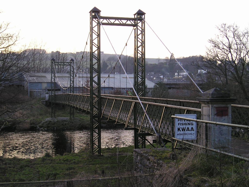 Romney bridge in new location