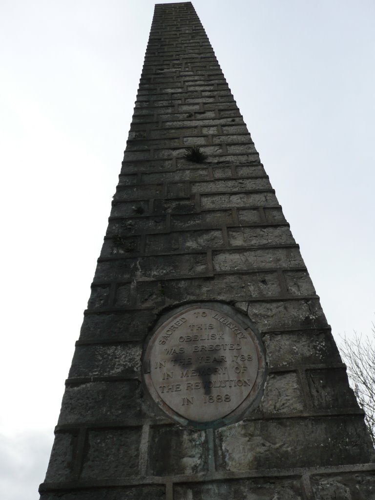 Obelisk atop the old castle